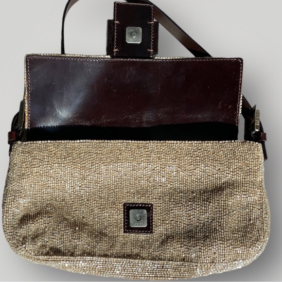Fendi Vintage Beige Beaded Baguette 🥖 - Picture 8 of 12